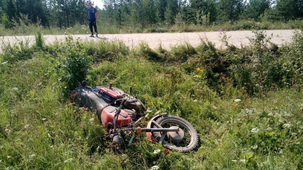 Мотоциклист пострадал в ДТП в Холмогорском районе
